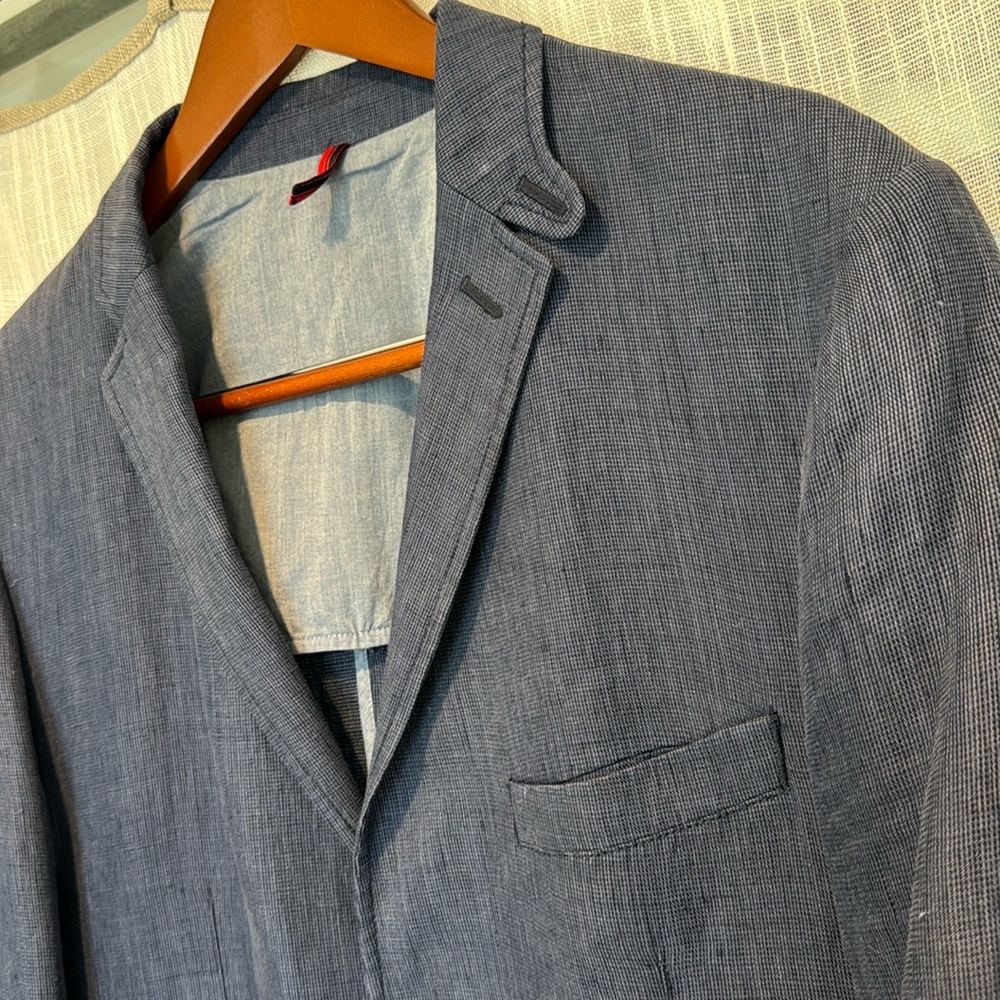 Boss by Hugo Boss - slim fit linen blazer - one flaw, please read description - Picture 2 of 12